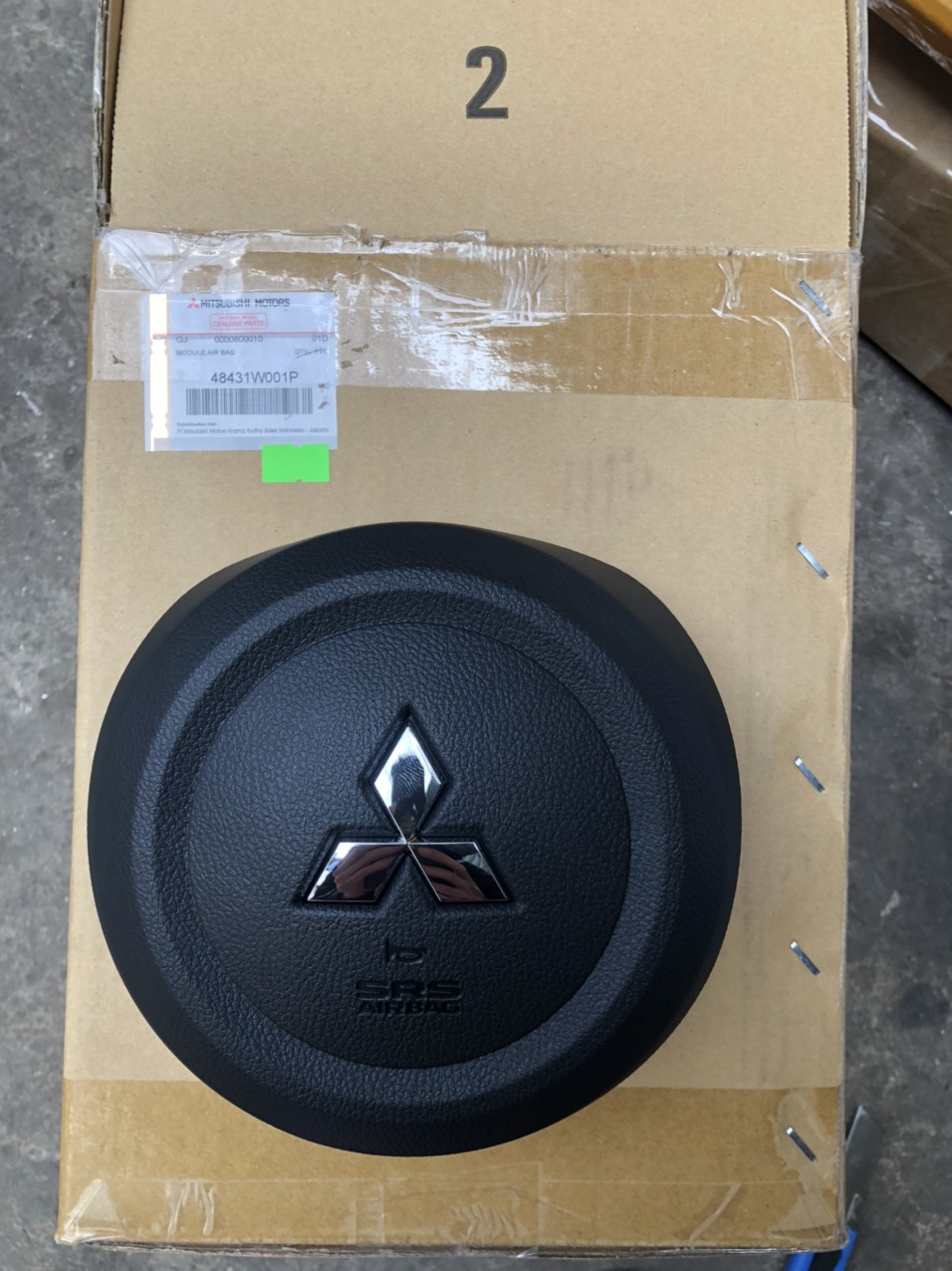túi khí lái, túi khí vô lăng mitsubishi xpander 2022 hàng xịn mới chính hãng, giá tốt, uy tín : 48431W001P