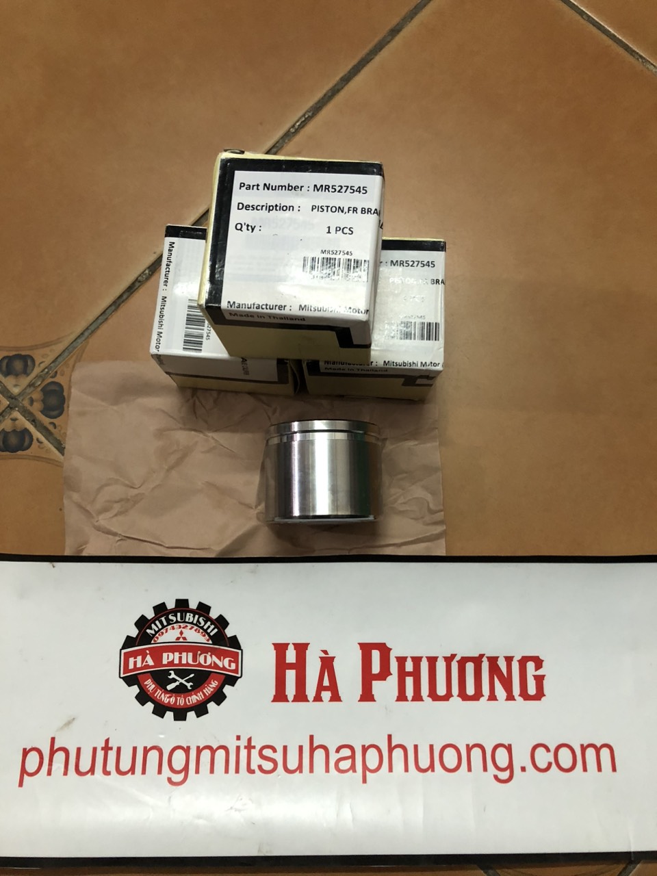 Pis ton phanh trước xe mitsubishi triton hàng xịn chính hãng, giá tốt : MR527545