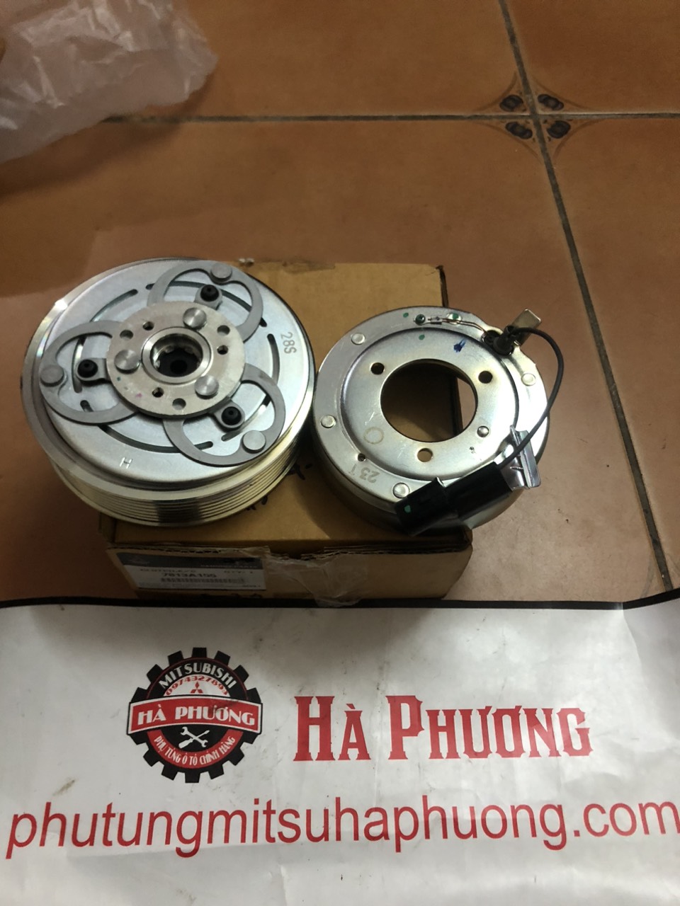 bộ buly đầu lốc điều hòa xe mitsubishi pajero sport máy xăng 2015 hàng xịn chính hãng, giá tốt : 7813A155